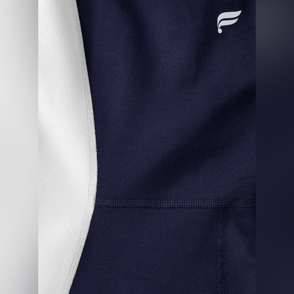 NWT, Fabletics,Define PowerHold Scoop Neck Jumpsuit, DeepNavy/Bone, M - Picture 3 of 4